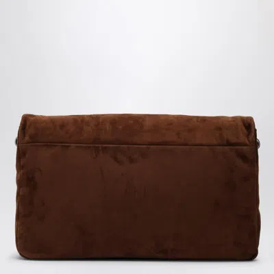 Roger Vivier Suede Viv' Choc Shoulder Bag