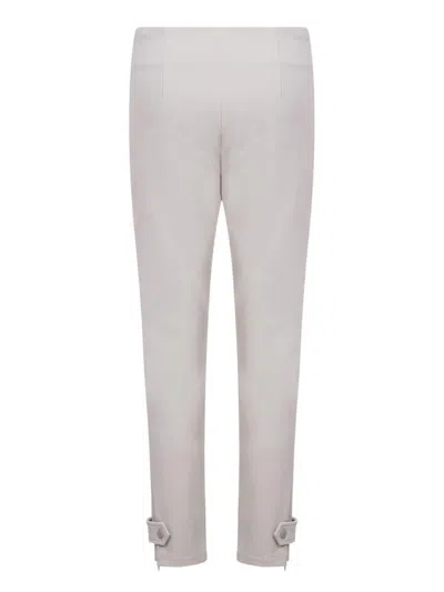 Moncler Mid-rise Trousers In Neutral