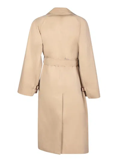 Burberry Trench Coats In Nude