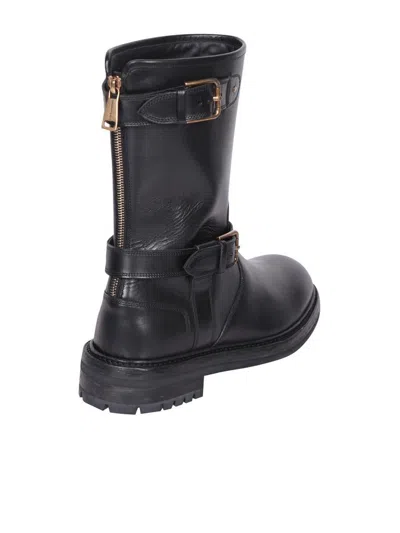 Dolce & Gabbana Horseride Leather Boots