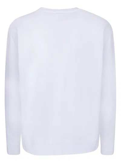 Dsquared2 Logo-print Cotton Sweatshirt In White