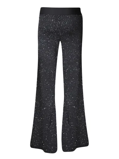 Palm Angels Knitted Trousers In Black