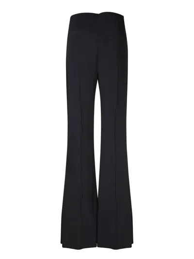 Jacquemus Apollo High-waist Flared Pants In Black