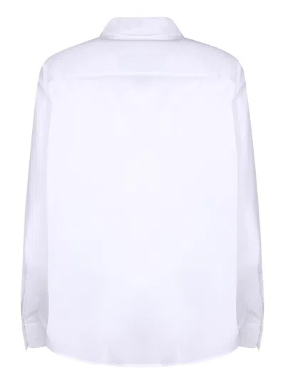 Tory Burch Pleated Detail Shirt In White