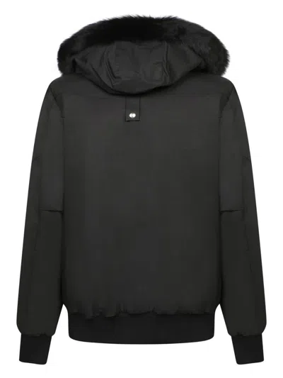 Moose Knuckles Ballistic Faux-fur Trimmed Bomber Jacket