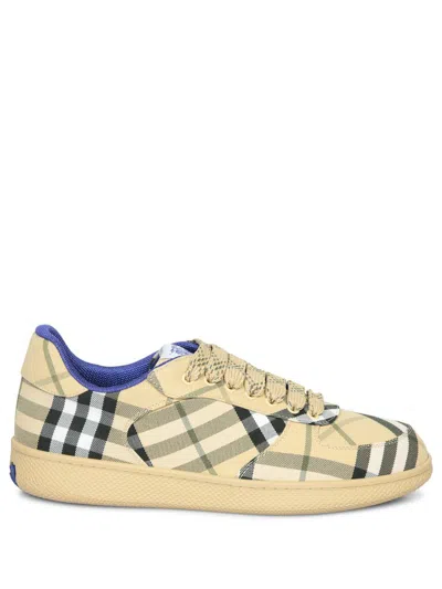 Burberry Checkered Print Low-top Sneakers