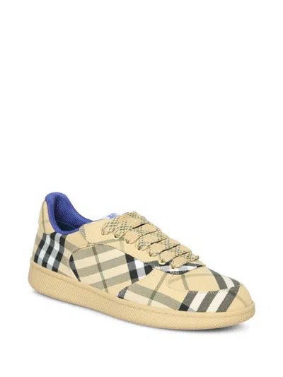 Burberry Checkered Print Low-top Sneakers