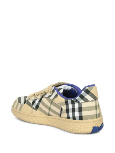 Burberry Checkered Print Low-top Sneakers