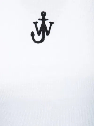 Jw Anderson J. W.anderson Anchor Embroidery Vest In White