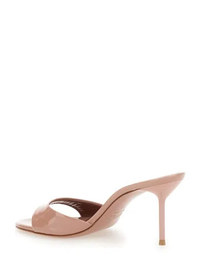 Paris Texas 'lidia' Pink Mules With Stiletto Heel In Patent Leather Woman