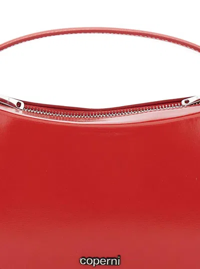 Coperni Sound Swipe Small Red Handbag With Logo Detail In Leather Woman