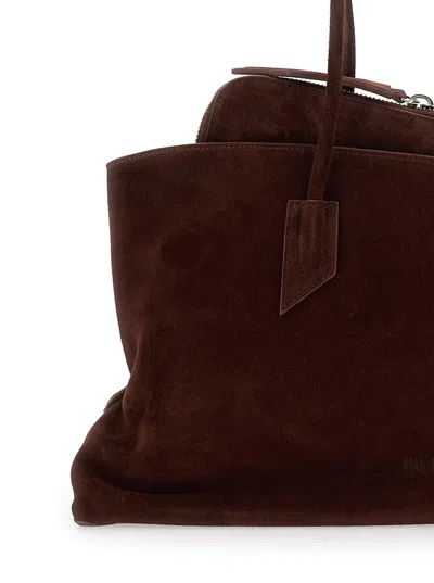 Attico Brown La Passeggiata Medium Shoulder Bag