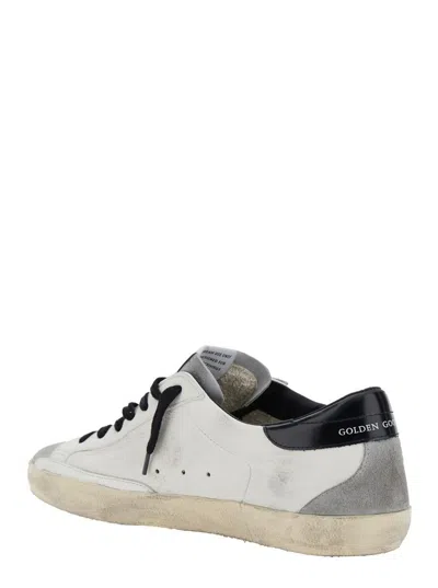 Golden Goose Deluxe Brand White Low Top Sneakers With Suede Toe