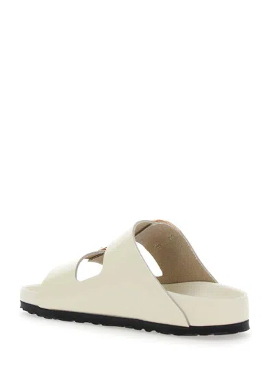 Birkenstock Big Buckle Double Strap Sandals In Neutral