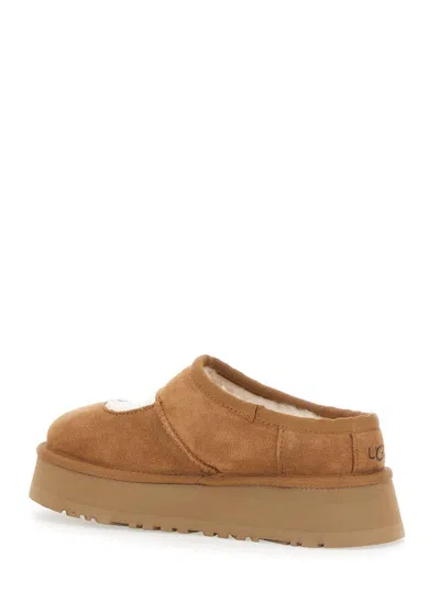 Ugg 'bea Mary Jane' Brown Mules With Cut-out Detail In Suede Woman