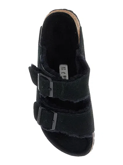 Birkenstock Arizona Big Buckle Narrow Sandal In Black