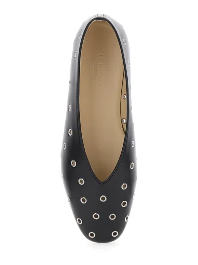 Le Monde Beryl Black Regency Slipper Ballerina Flats