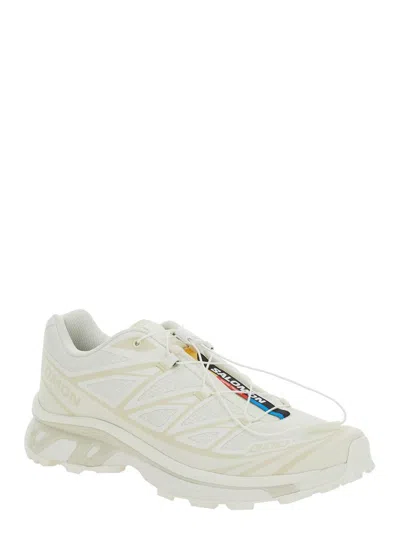 Salomon Mesh Upper Rubber Sole Sneakers In Neutral