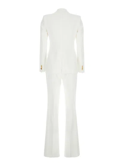 Tagliatore White Double-breasted Suit