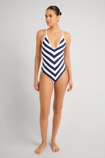Onia Tropez Swimsuit In Blue