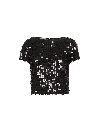 Blanca Vita Sequin-embroidered Top