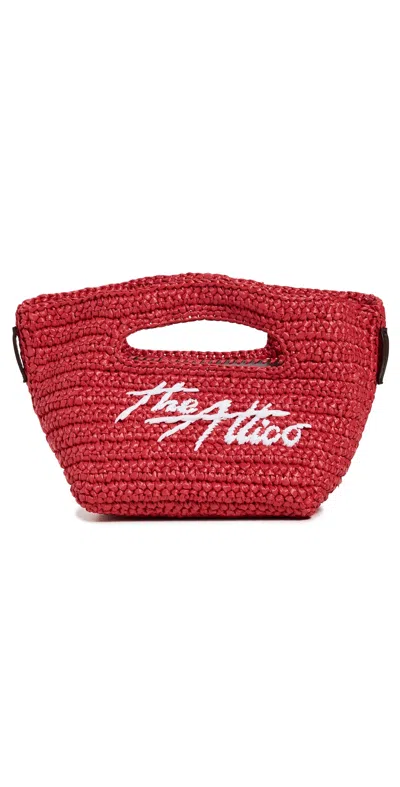Attico Via Dei Giardini 15 Tote Bag Red