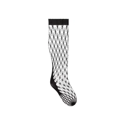 Pre-owned Gucci Fishnet Ankle Socks 'black' | Women's Size M
