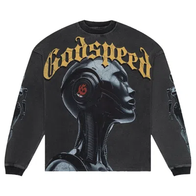 Pre-owned Godspeed Alexa Thermal Long-sleeve 'grey Wash' | Men's Size S In Gray