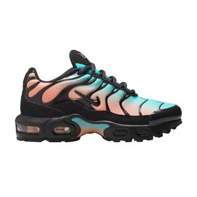 Pre-owned Nike Air Max Plus Ps 'aurora Green Orange Pulse' | Black | Kid's Size 10.5