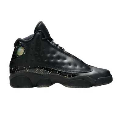 Pre-owned Air Jordan Retro 13 Gs 'gold Glitter' | Black | Kid's Size 6