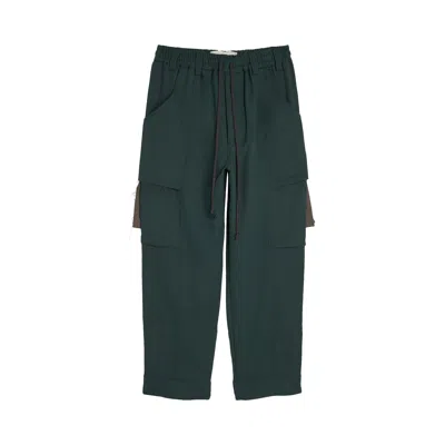 Pre-owned Song For The Mute Tabbed Cargo Pant 'green' | Men's Size 46