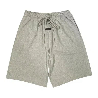 Pre-owned Essentials Fear Of God  Basketball Jersey Short 'heather Stone' | Tan | Men's Size S In Brown