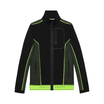 Pre-owned Gucci Logo Track Jacket 'black' | Men's Size S