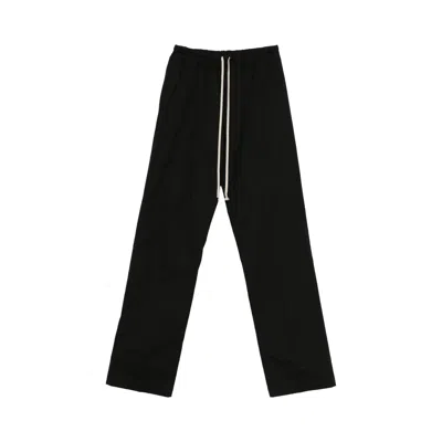 Pre-owned Rick Owens Heavy Poplin Dietrich Drawstring Pant 'black' | Men's Size 46