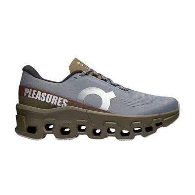 Pre-owned On The Loop Running Supply X Pleasures X Wmns Cloudmster 2 'mist Olive' | Grey | Women's Size 9 In Gray