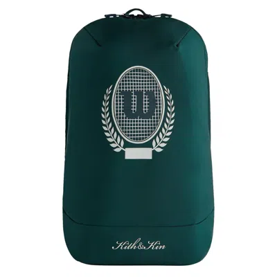 Pre-owned Kith X Wilson Pro Staff V13 Super Tour Backpack 'reign' | Green | Women's Size Onesize