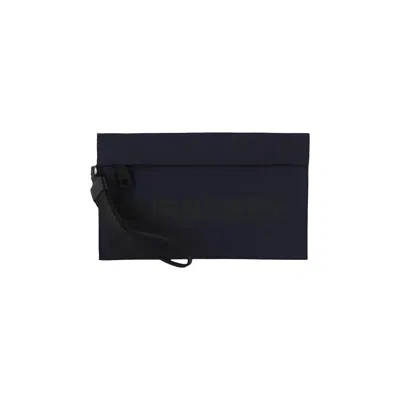 Pre-owned Burberry Logo Nylon Pouch 'navy Blue' | Women's Size Onesize