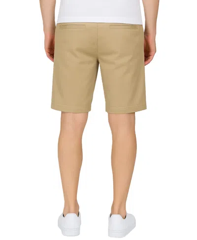 Galaxy By Harvic Men's Flex Stretch Chino Shorts In Neutral