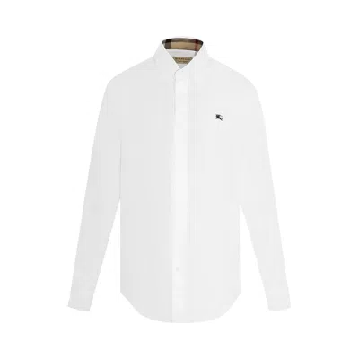 Pre-owned Burberry Stretch Poplin Shirt 'white' | Men's Size Xxl