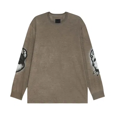 Pre-owned Givenchy X Chito Long-sleeve T-shirt 'military Green' | Men's Size Xs