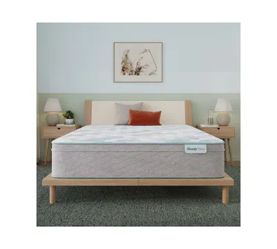 Beautyrest Beautysleep Bashful Lullaby 12.25 Medium Euro Top Mattress Collection In Gray