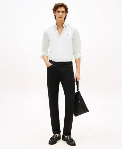 Tommy Hilfiger Men's Slim-straight Denton Jeans In Black