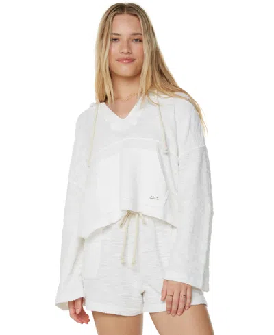Roxy Rich Coast Hoodie In White