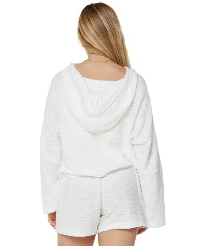 Roxy Rich Coast Hoodie In White