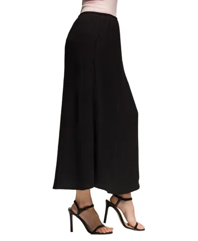 24seven Comfort Apparel Women's Elastic Waist A Line Maxi Skirt