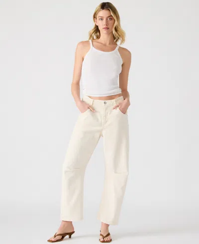 Steve Madden Women's Barrel-leg Hart Jeans