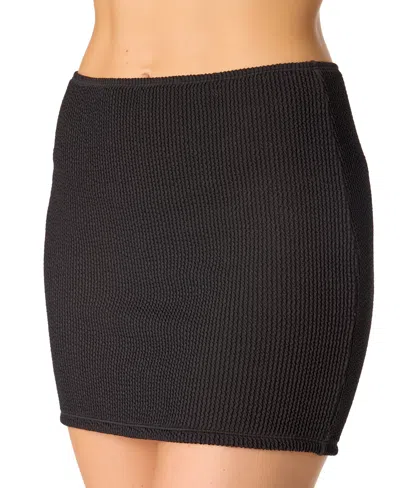 Salt + Cove Juniors' Rib Scrunch Cover-up Skirt, Exclusively At Macy's