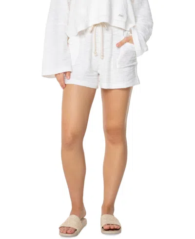 Roxy Juniors' Sunny Coast High Rise Drawstring-waist Shorts