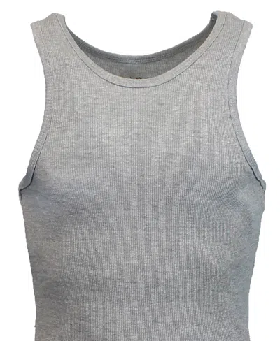 Galaxy By Harvic Men's 5-pack Heavyweight Ribbed Tank Top In Blue