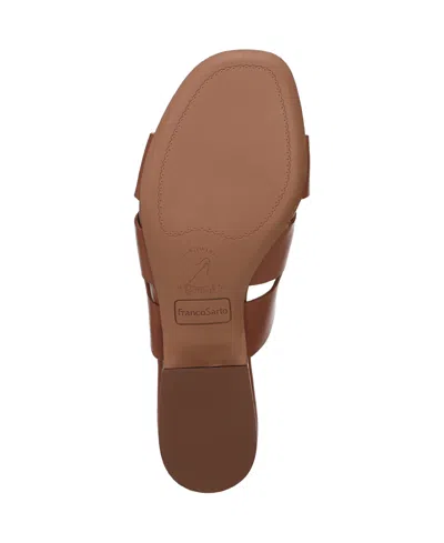 Franco Sarto Women's Nuala Open Toe Block Heel Slide Sandals